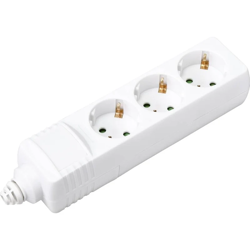 40x B-Ware Sygonix BT-2372208 Steckdosenleiste 3fach Weiß Steckdose 40 STÜCK