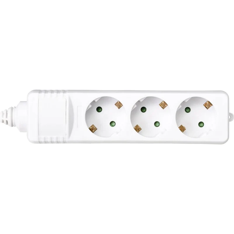 40x B-Ware Sygonix BT-2372208 Steckdosenleiste 3fach Weiß Steckdose 40 STÜCK
