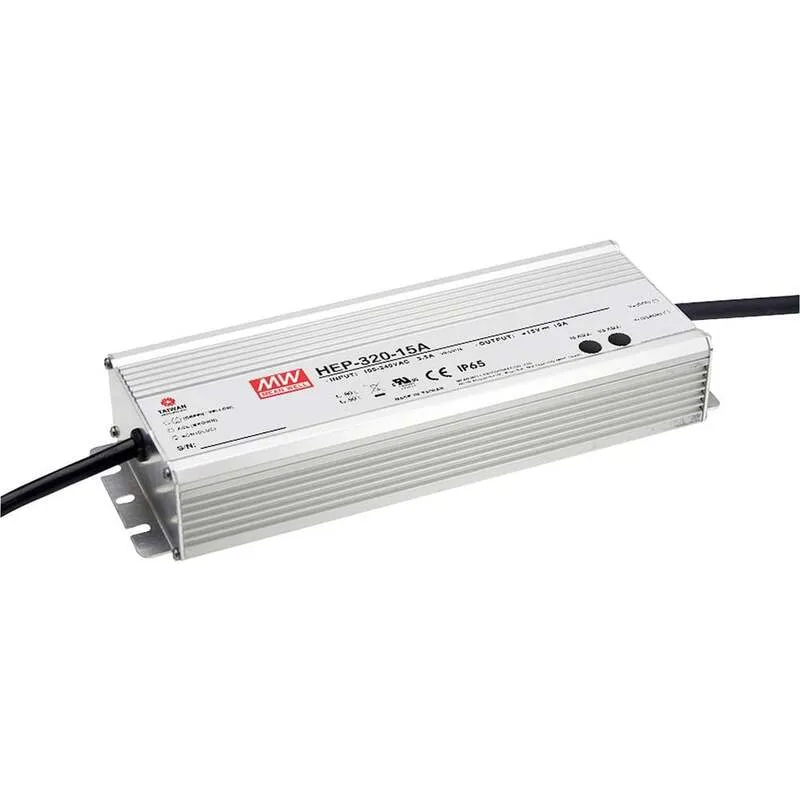 B-Ware MEAN WELL Industrienetzteil Netzgerät HEP-320-12A 12V 22A 320W Kabel