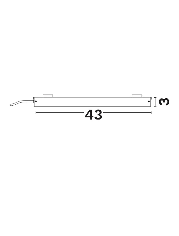 B-Ware Nova Luce Netzteil Transformator Stromversorgung UpRail NL-9009074 Schwarz 250 W