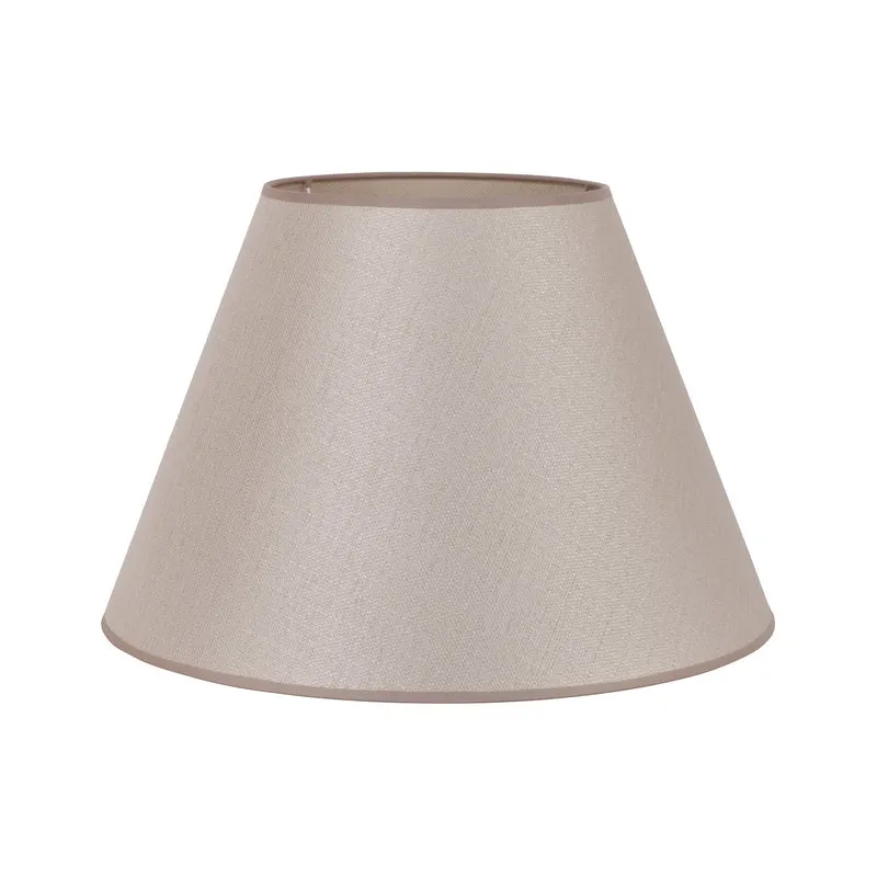 B-Ware Sofia Lampenschirm Schirm Textil Beige Veroni Höhe 31 cm Made in Europe