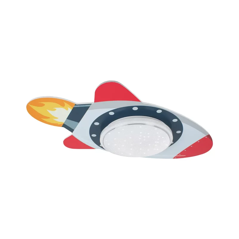 B-Ware Elobra LED-Deckenleuchte Rakete Starlight Deckenlampe Lampe Leuchte Spot Grau
