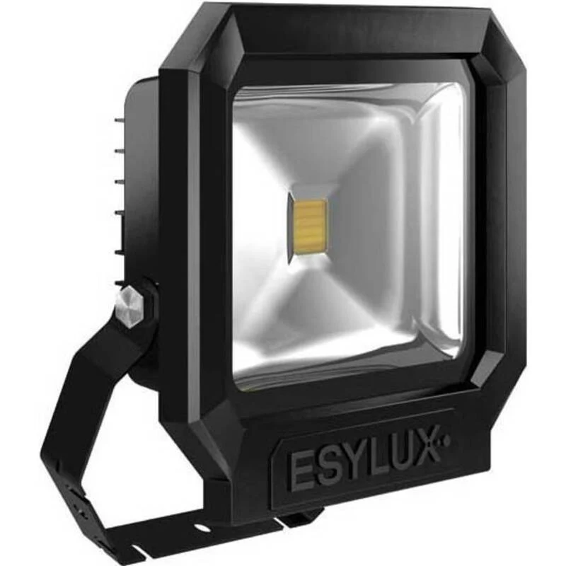 B-Ware ESYLUX OFL SUN LED30W 5K sw Strahler Fluter LED Außenstrahler schwarz 5000K