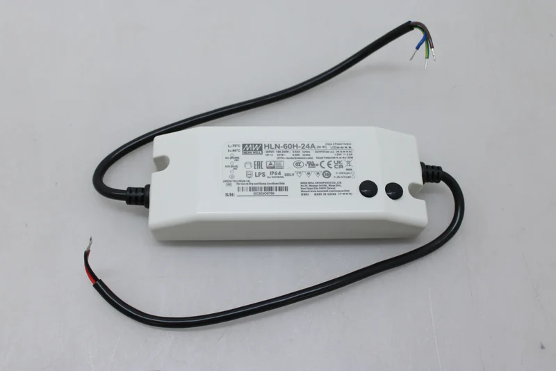 B-Ware MEAN WELL LED-Treiber Netzteil HLN-60H-24A Konstantspannung dimmbar 60W 24V
