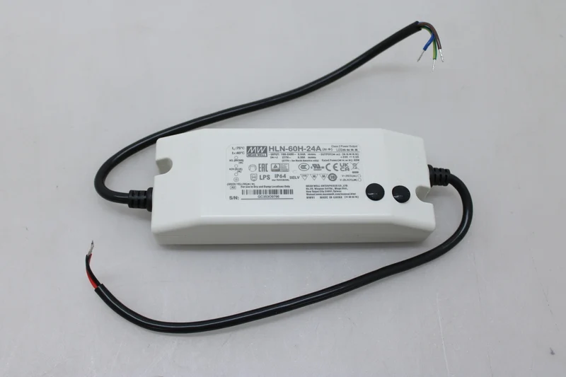 B-Ware MEAN WELL LED-Treiber Netzteil HLN-60H-24A Konstantspannung dimmbar 60W 24V