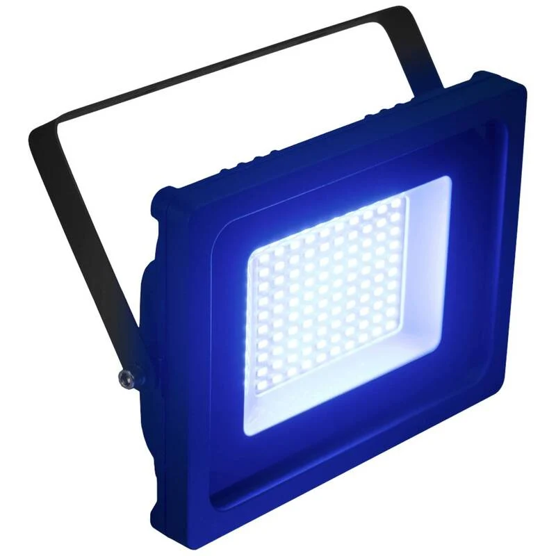 B-Ware Eurolite LED Außenstrahler Fluter Scheinwerfer blau SMD IP FL-50 Schutzkontaktst