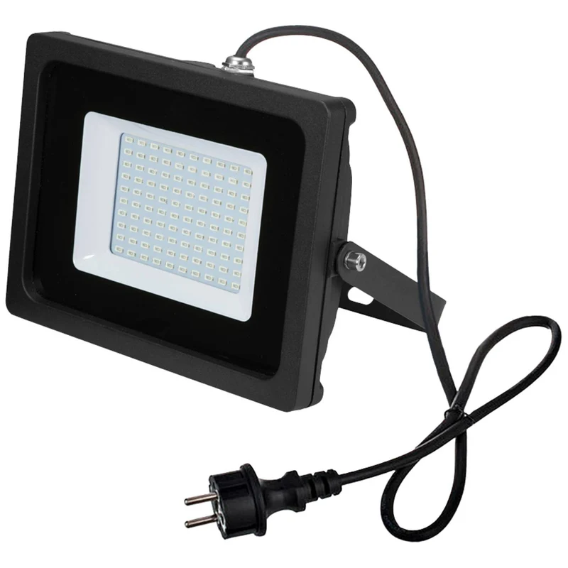 B-Ware Eurolite LED Außenstrahler Fluter Scheinwerfer blau SMD IP FL-50 Schutzkontaktst