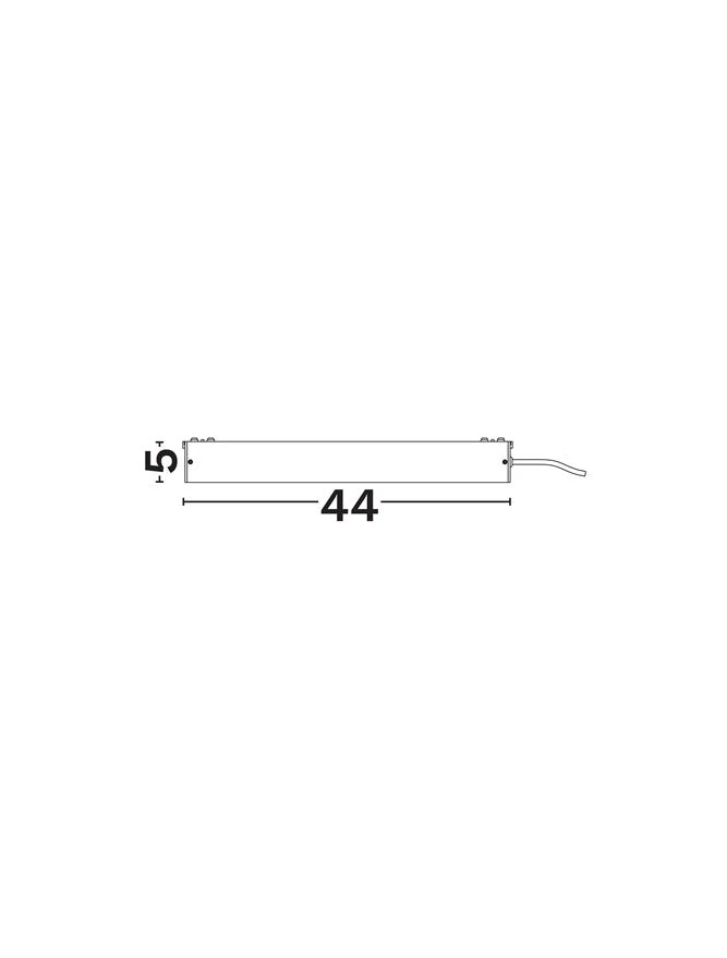 B-Ware Nova Luce Shallow Treiber Niedervolt-Schienensystem Weiß 180 W Triac-Controller