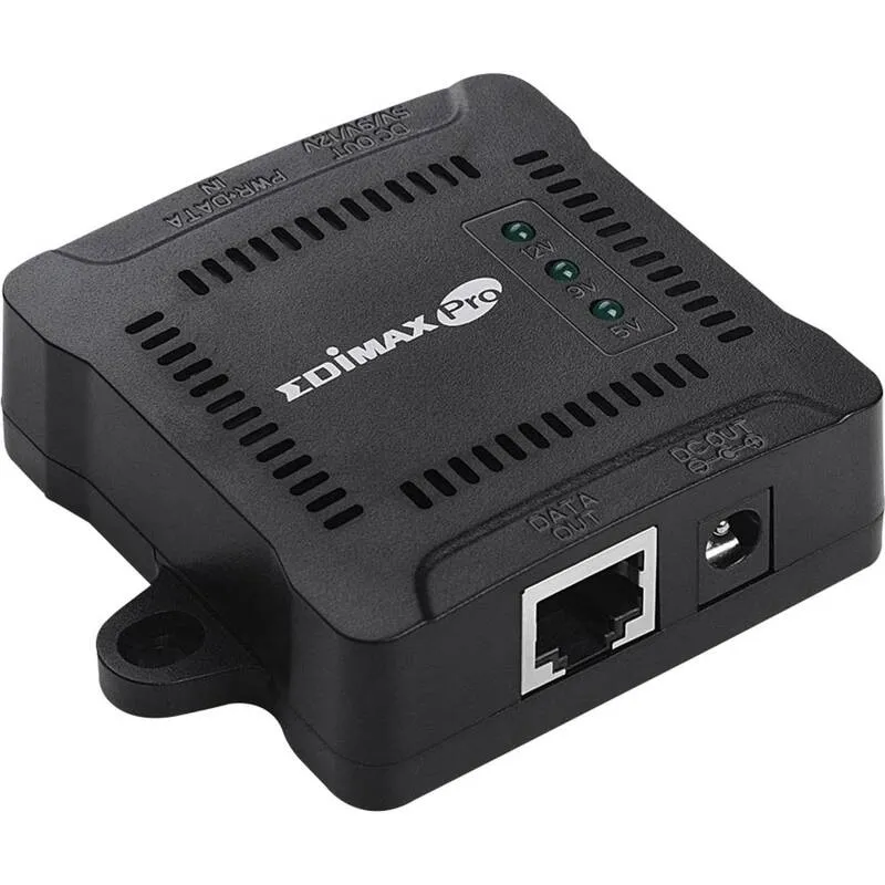 B-Ware Edimax Splitter Verteiler GP-101ST Gigabit PoE Netzwerk Stromversorgung