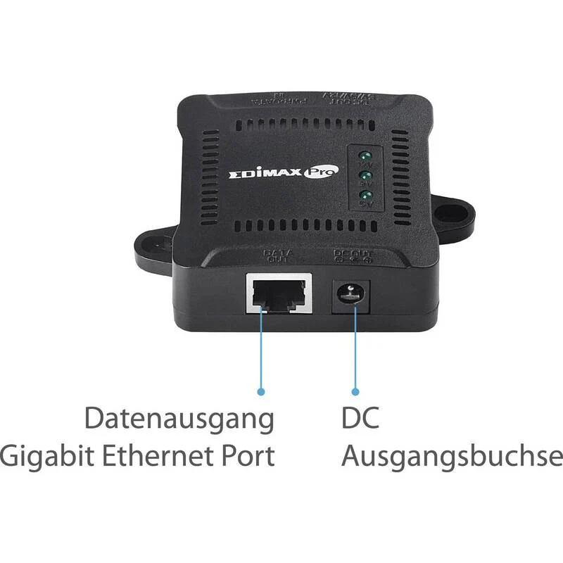 B-Ware Edimax Splitter Verteiler GP-101ST Gigabit PoE Netzwerk Stromversorgung