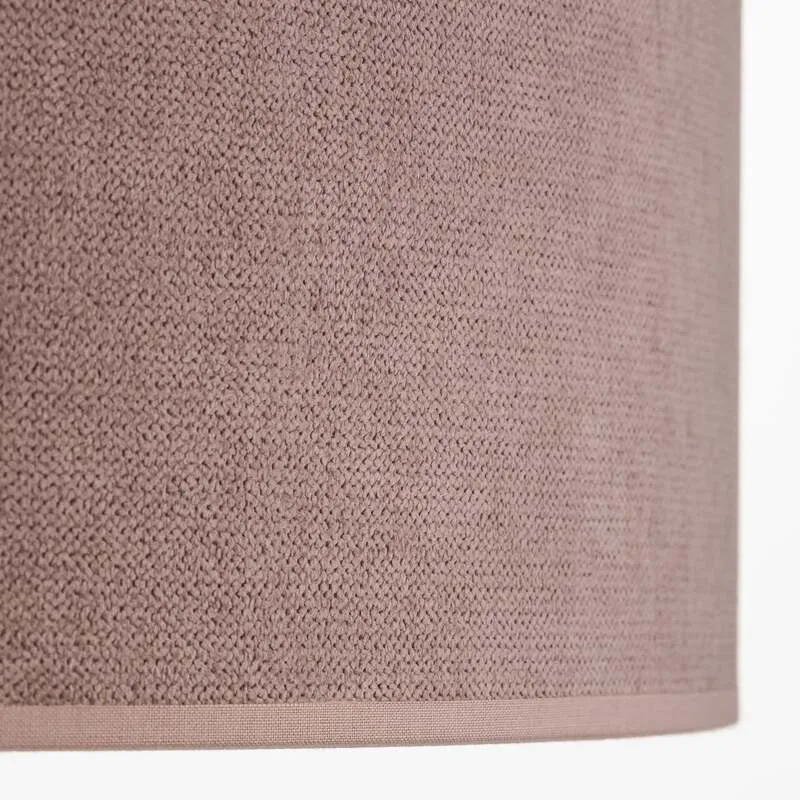 B-Ware Hängeleuchte Pastell Roller rosa LED Pendelleuchte Lampe dimmbar Textil 25cm