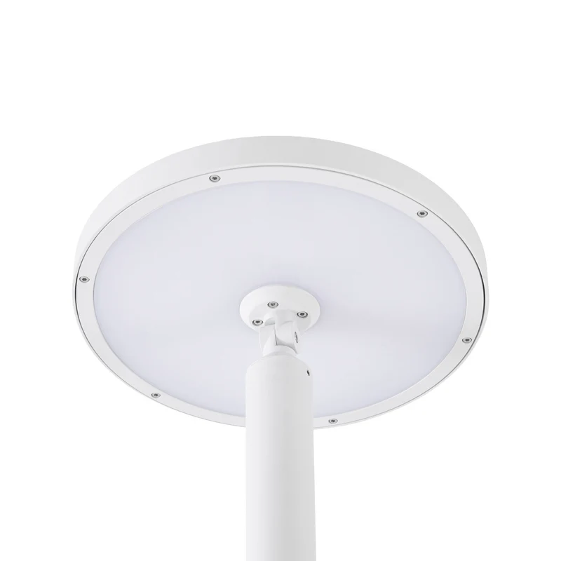 B-Ware Lucande Außenleuchte Gartenleuchte Akito LED Lampe 260cm IP54 weiß Aluminium
