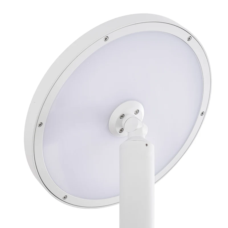 B-Ware Lucande Außenleuchte Gartenleuchte Akito LED Lampe 260cm IP54 weiß Aluminium