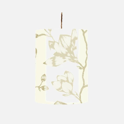 B-Ware EBB FLOW Lampenschirm Lamp Shade Lustica Oyster Raffia Stoff 40 cm