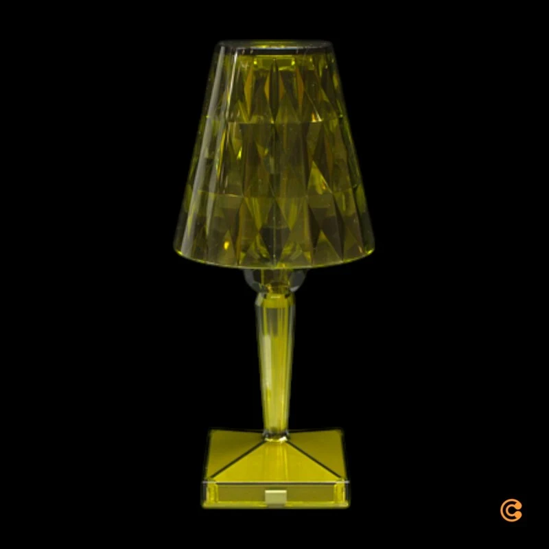 B-Ware Kartell Tischlampe Tischleuchte LED Akku Battery grün Outdoor IP54 26 cm