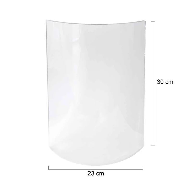 B-Ware Steinhauer Lampenglas Lampenschirm Glas Glas transparent gebogen für Lampe