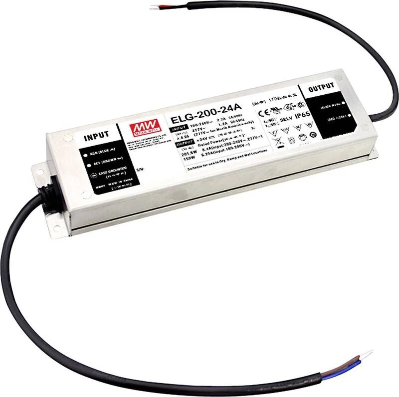 B-Ware MEAN WELL ELG-200-12DA-3Y LED-Trafo Treiber Konstantspannung Konstantstrom 192W