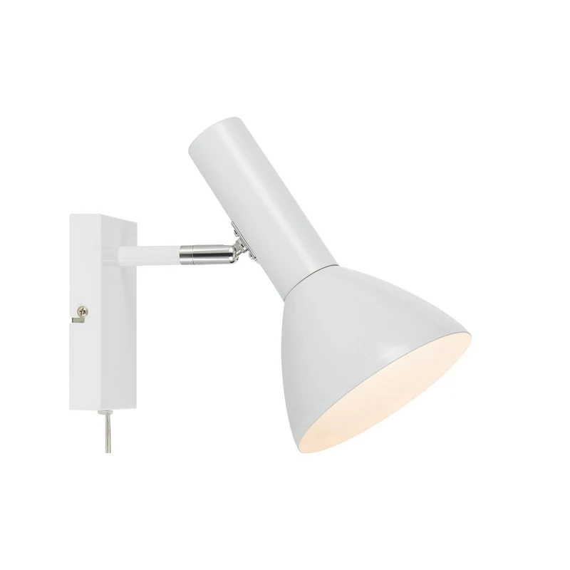 B-Ware Markslöjd Wandleuchte Lampe Metro weiß Kabel Stecker Beleuchtung Innenbereich
