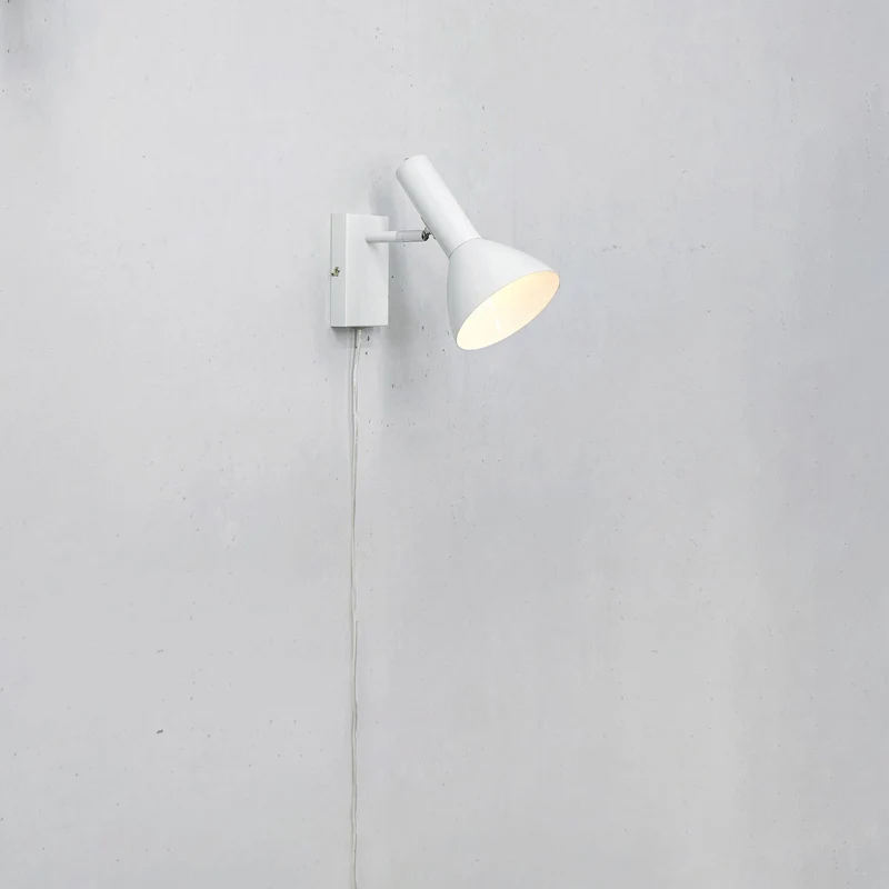 B-Ware Markslöjd Wandleuchte Lampe Metro weiß Kabel Stecker Beleuchtung Innenbereich