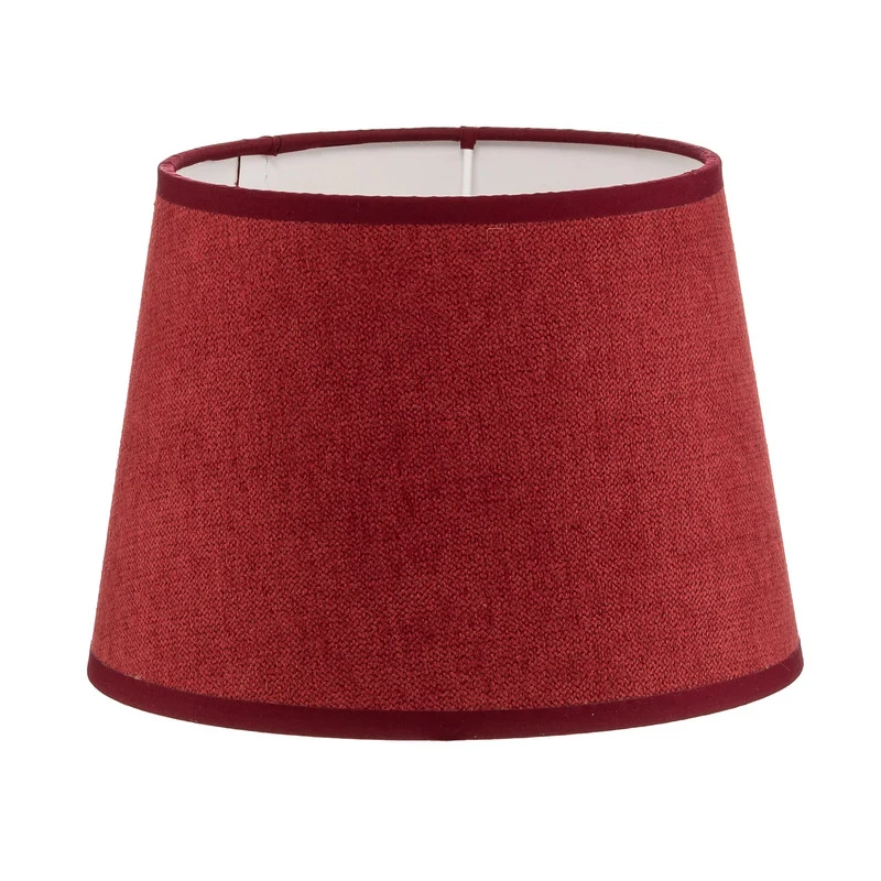 6x B-Ware Duolla Lampshade Classic S, Woven, Red