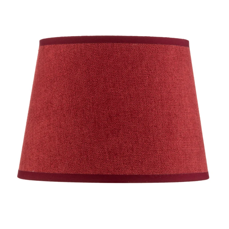 6x B-Ware Duolla Lampshade Classic S, Woven, Red