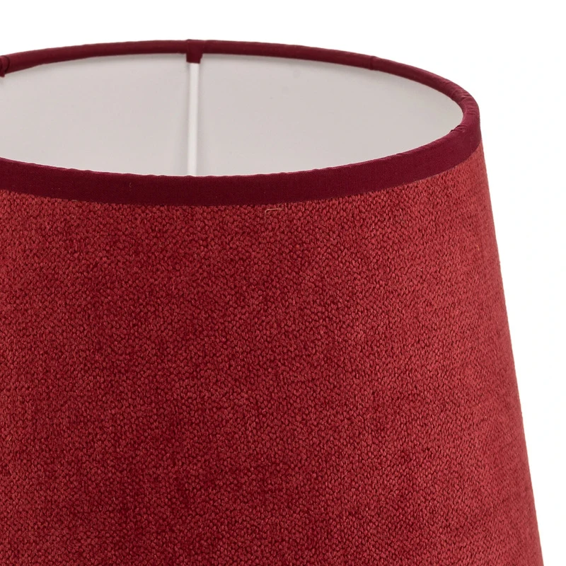 6x B-Ware Duolla Lampshade Classic S, Woven, Red