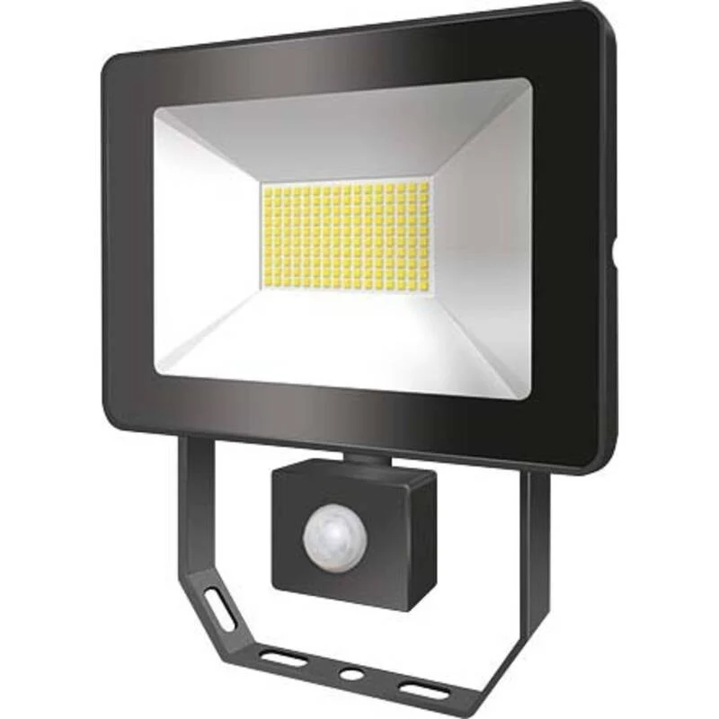 B-Ware Easylux LED-Strahler Flutlicht BWM 3000K 30W schwarz Außenbeleuchtung