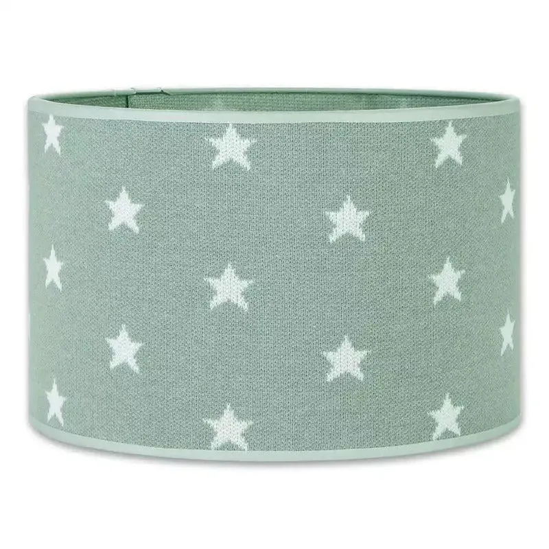 B-Ware Baby's only Star mint / weiß Lampenschirm Kinderlampenschirm Lampenabdeckung