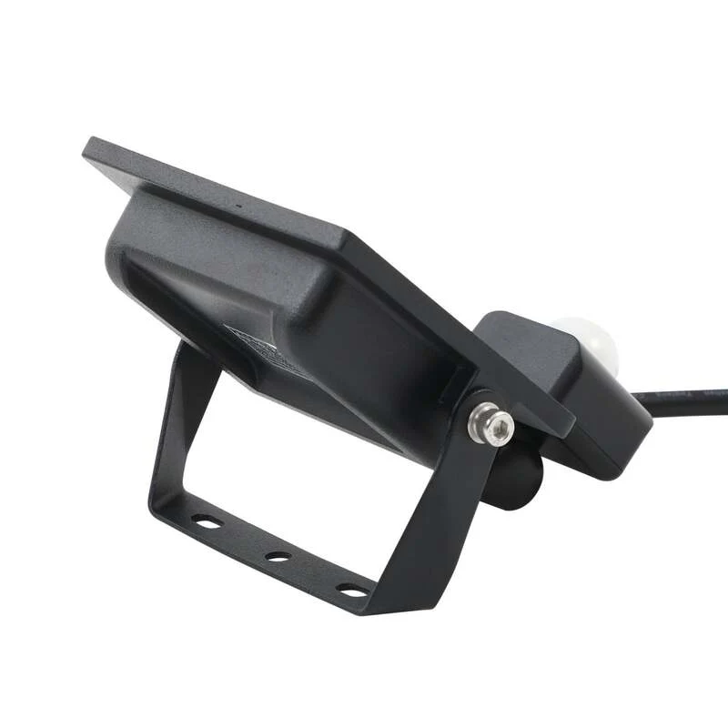 4x B-Ware Prios Außenstrahler LED 20W Maikel mit Bewegungsmelder 1620lm schwarz IP44 3000K