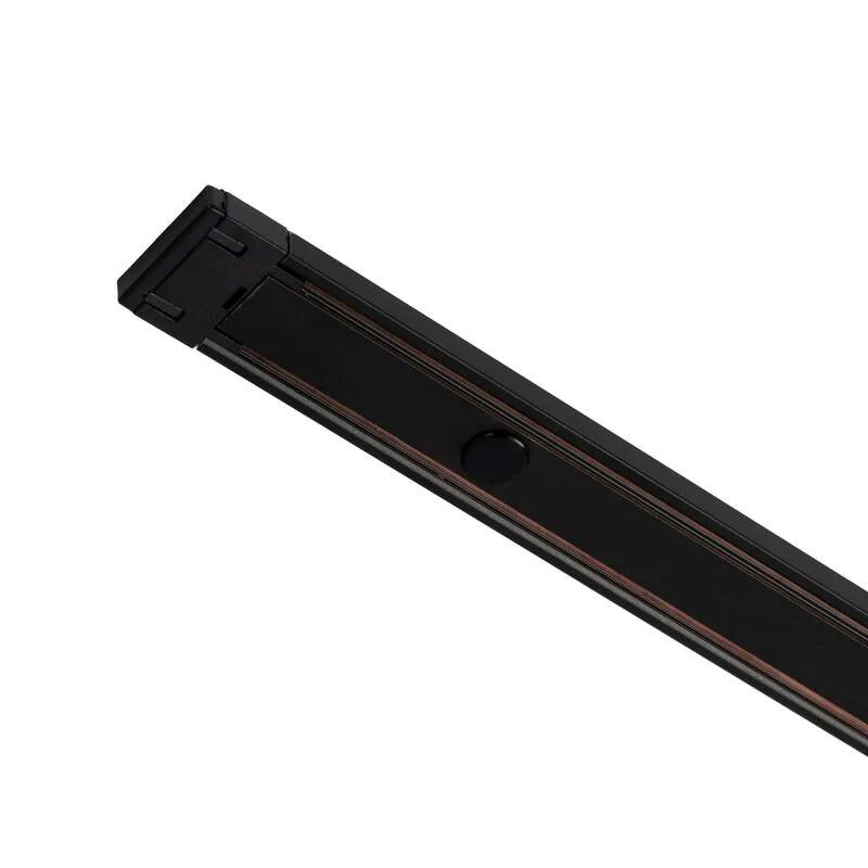 2x B-Ware Lindby Stromschiene Lumaro schwarz matt LED Schienensystem 103cm Aluminium IP20