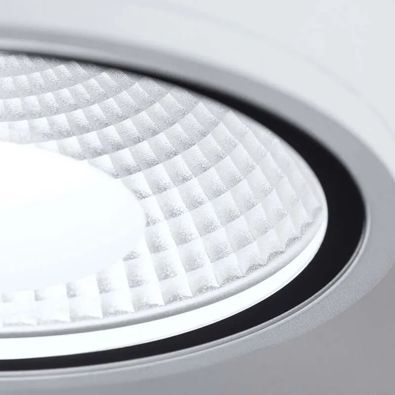 B-Ware Orion Deckenstrahler Außenleuchte Sputnik LED Strahler IP65 weiß Ø14,5cm 1030lm