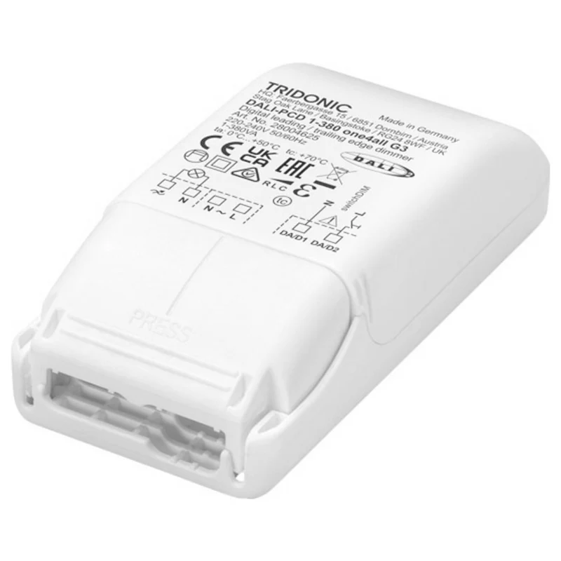 B-Ware Tridonic Dimmer Schalter DALI-PCD 1-380 one4all G3 LED Phasenanschnitt 1 St