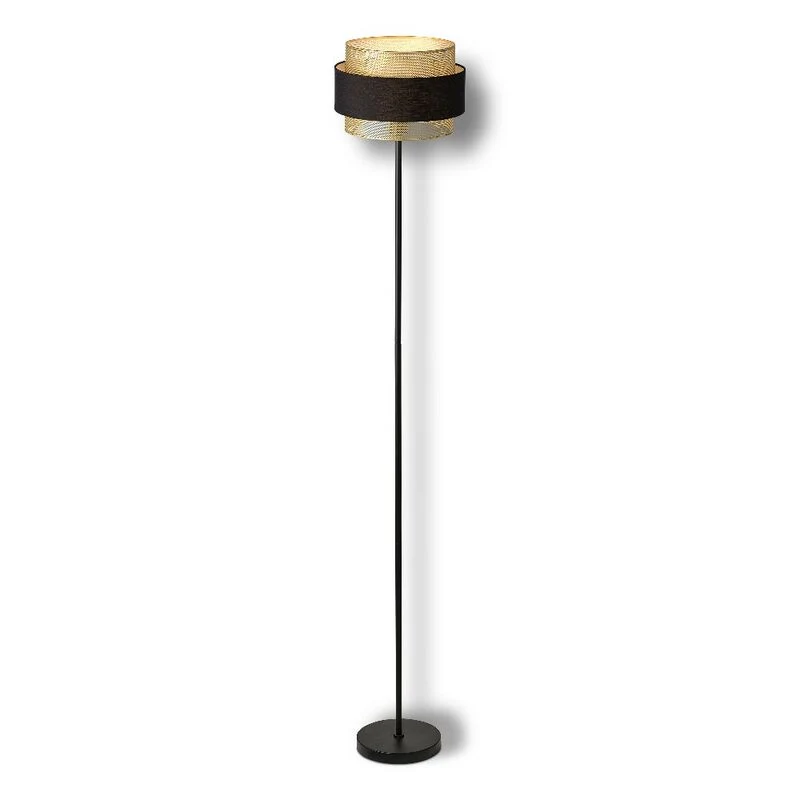 B-Ware OSRAM Stehleuchte Standlampe Leuchte Hornet Decor E27 LED Schwarz Gold Lampe