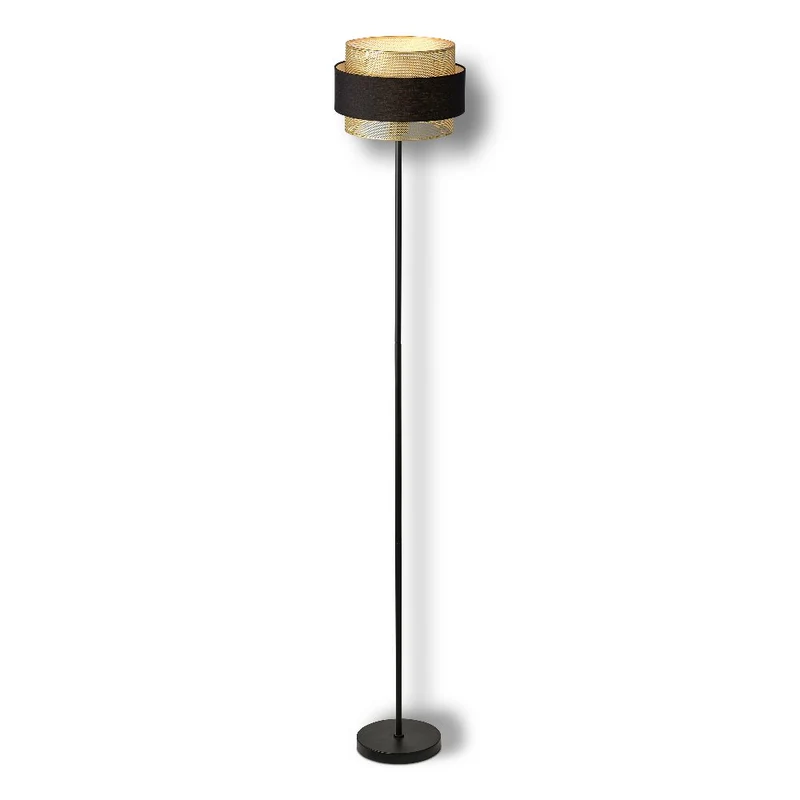 B-Ware OSRAM Stehleuchte Standlampe Leuchte Hornet Decor E27 LED Schwarz Gold Lampe