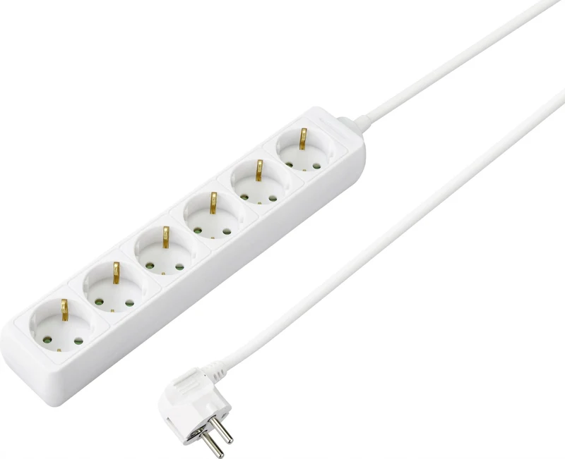 4x B-Ware Sygonix SY-4891000 Steckdosenleiste Mehrfachsteckdose Schutzkontakt 4 St.