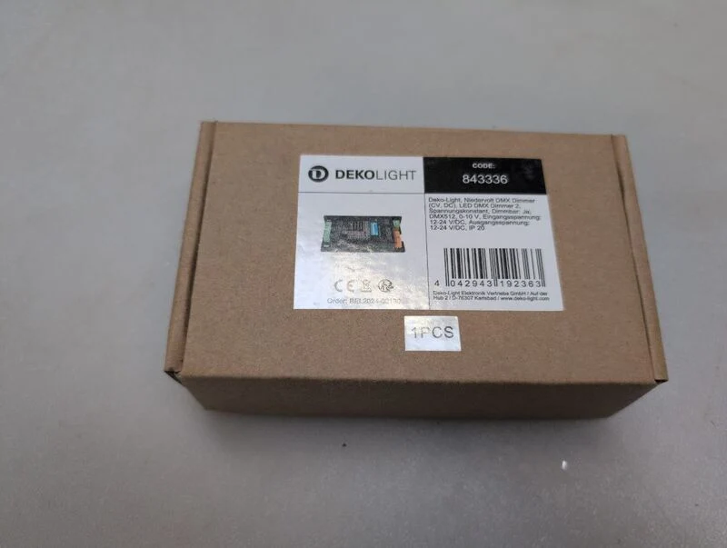 B-Ware Deko Light LED-Dimmer 843336 Dimmer Lichtdimmer Schwarz 12V Energieeffizienz