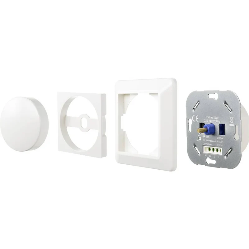 4x B-Ware Sygonix SY-4697894 Drehdimmer Lichtdimmer Dimmschalter Drehdimmschalter 4 STÜCK