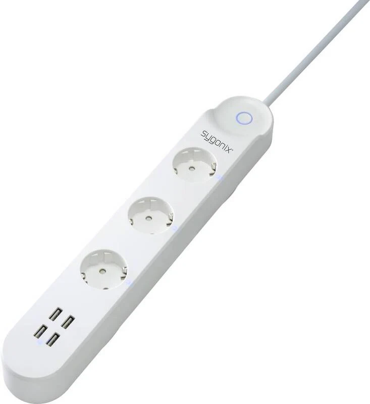 B-Ware Sygonix WiFi Steckdosenleiste App steuerbar Mehrfachsteckdose SIEHE TEXT/FOTO