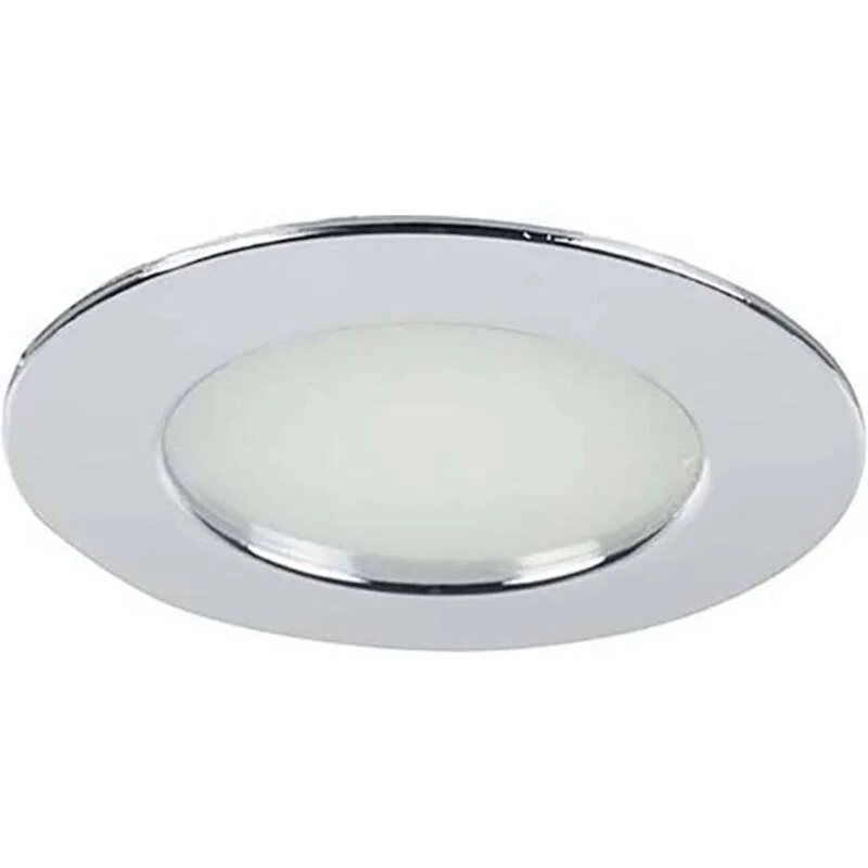 3x B-Ware Brumberg Leuchte LED Einbauleuchte Downlight Chrom Weiß 12V Deckeneinbau 3 STÜCK