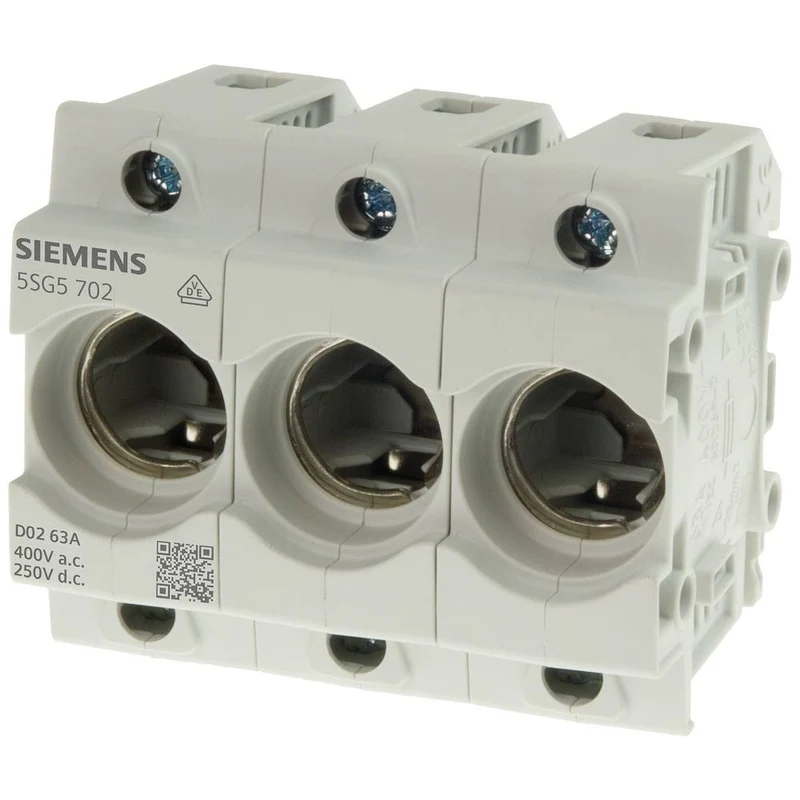 6x B-Ware Siemens Sicherungshalter Sockel NEOZED D02 Sicherungssockel 3polig 6 A 30 STÜCK