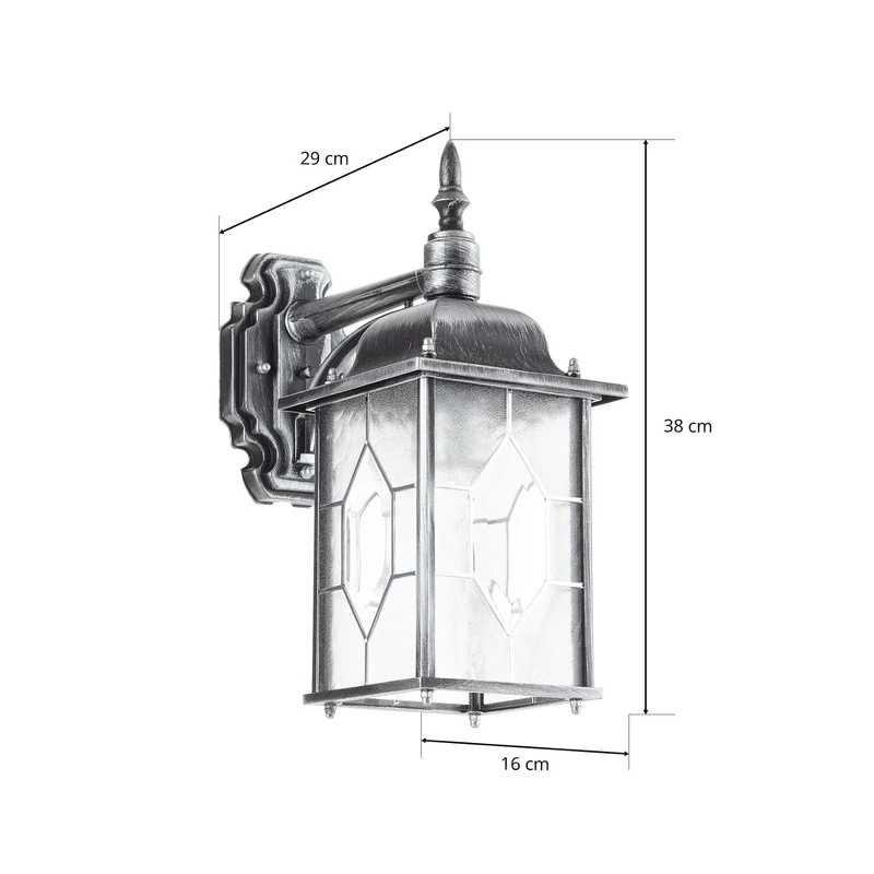 B-Ware Konstsmide Milano 7248-759 Außenwandleuchte Energiesparlampe LED E27 75W Schwarz