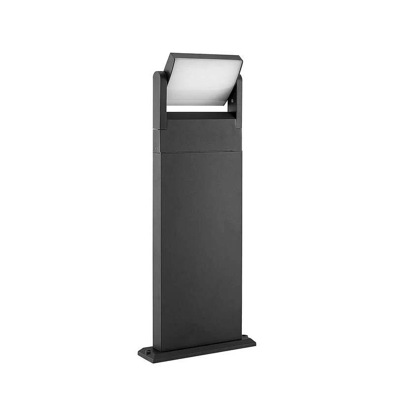 B-Ware Lindby Cathalena LED-Wegeleuchte Wegelampe Lampe Leuchte Gartenlampe Dunkelgrau
