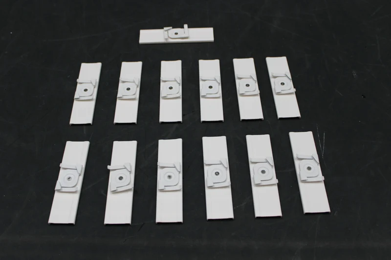 13x B-Ware Deko-Light Rasterdecken Schnellmontageklammer für Hochvolt-Schiene 3phasig Weiß