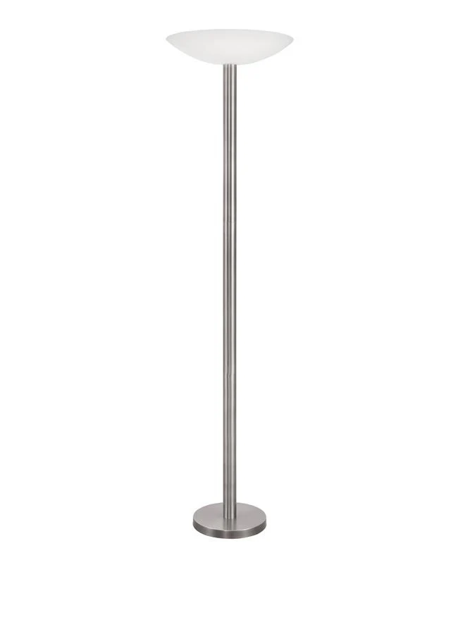 B-Ware Nova Luce Stehlampe Stehleuchte LED Nickel Wohnzimmer Schlafzimmer SIEHE TEXT