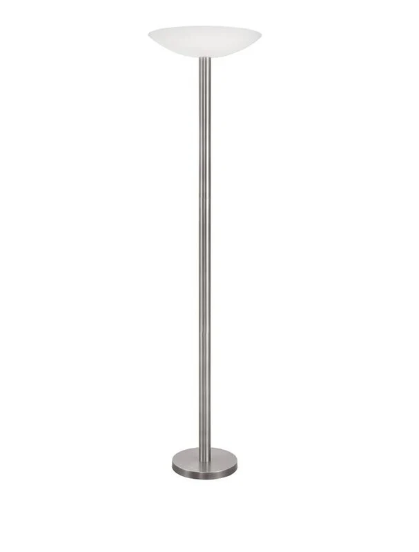 B-Ware Nova Luce Stehlampe Stehleuchte LED Nickel Wohnzimmer Schlafzimmer SIEHE TEXT